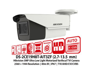 Video Camera HIKVISION 5MP HD-TVI DS-2CE19H8T-AIT3ZF